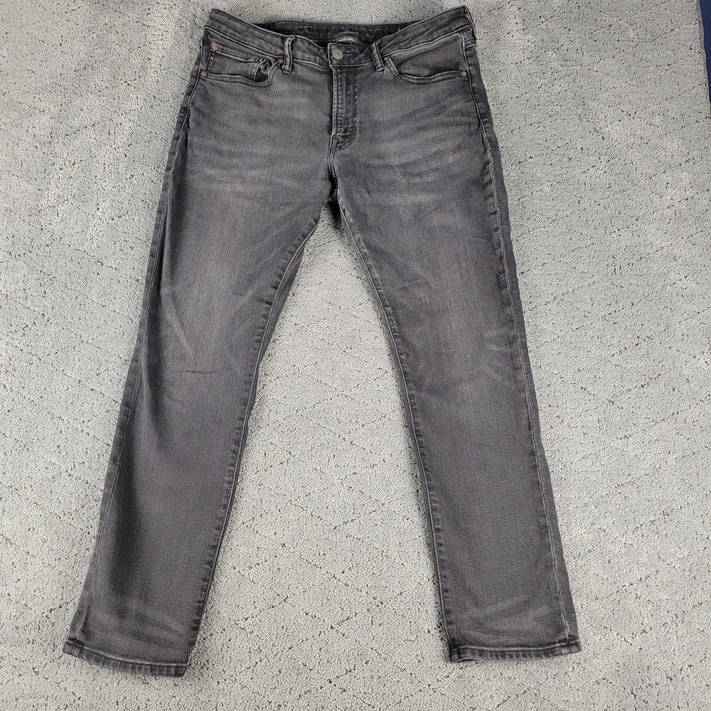 American Eagle Jeans Mens 34x30 Black Slim Next Level Flex Dark Wash Stretch